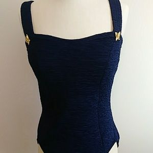 Upstream Navy One Piece  Sz 14